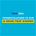 sick kids lottery winners